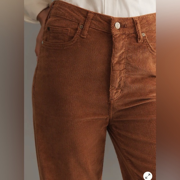 NWT The Scotty Cuffed High-Rise Straight-Leg Jeans by Pilcro, sz 30 - Picture 3 of 5